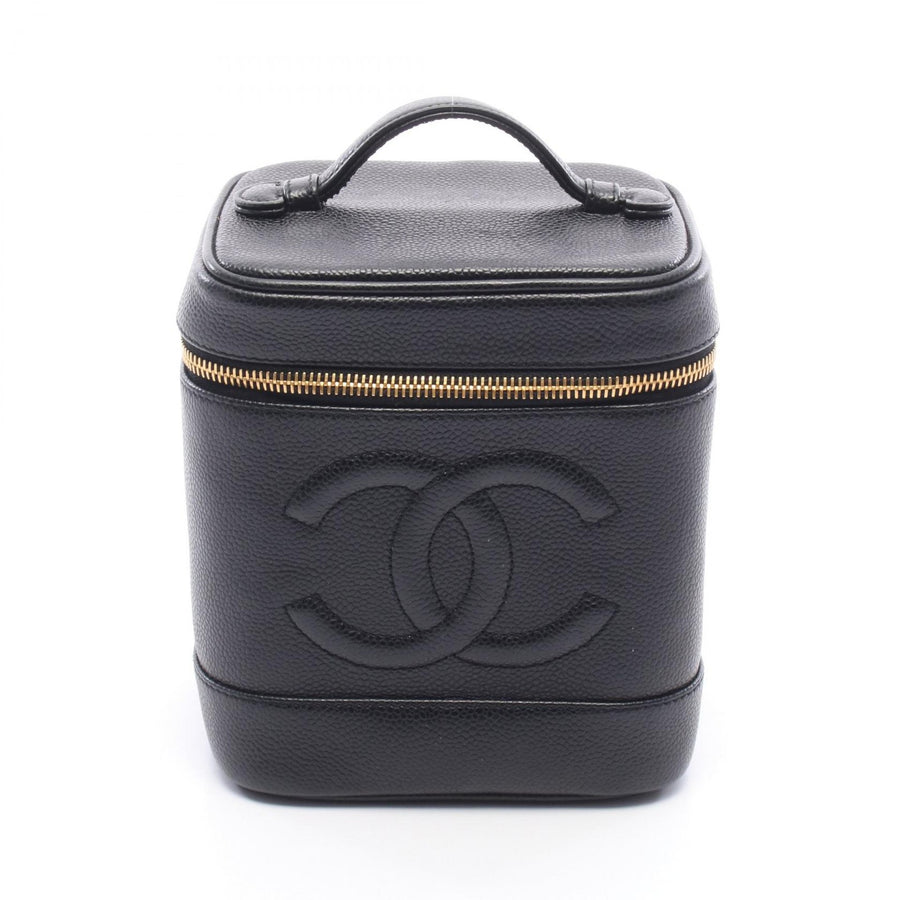 Chanel Coco Mark Vanity Handbag Grained