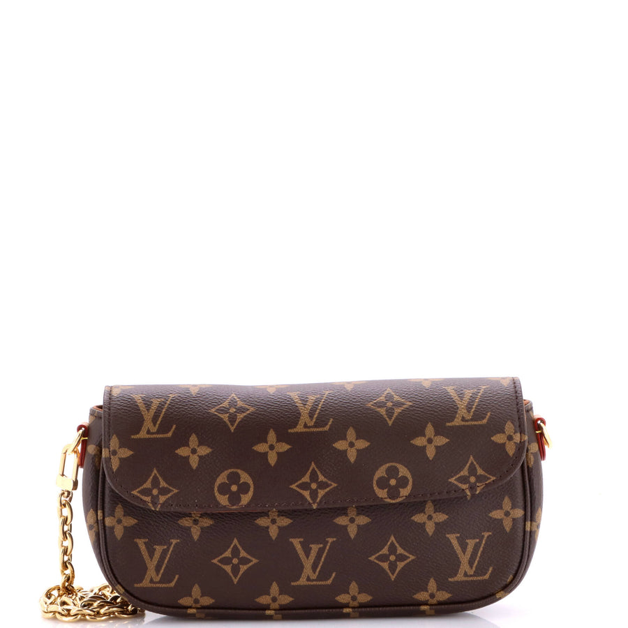 Louis Vuitton Ivy Wallet On Chain Canvas