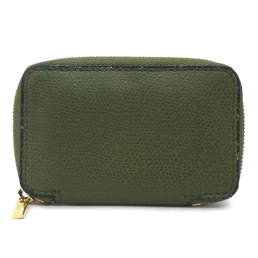Valextra Coin Purse Case Khaki