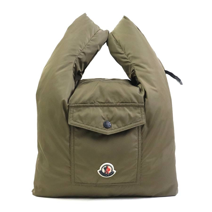 Moncler Handbag Khaki Nylon -