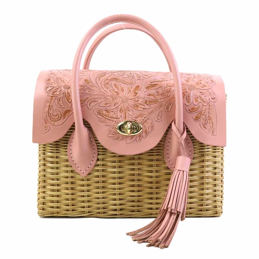 Carving Tribes Handbag Basket Bag