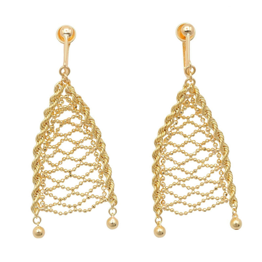 Jewelry K18 Earring 18Kyg Yellow Gold