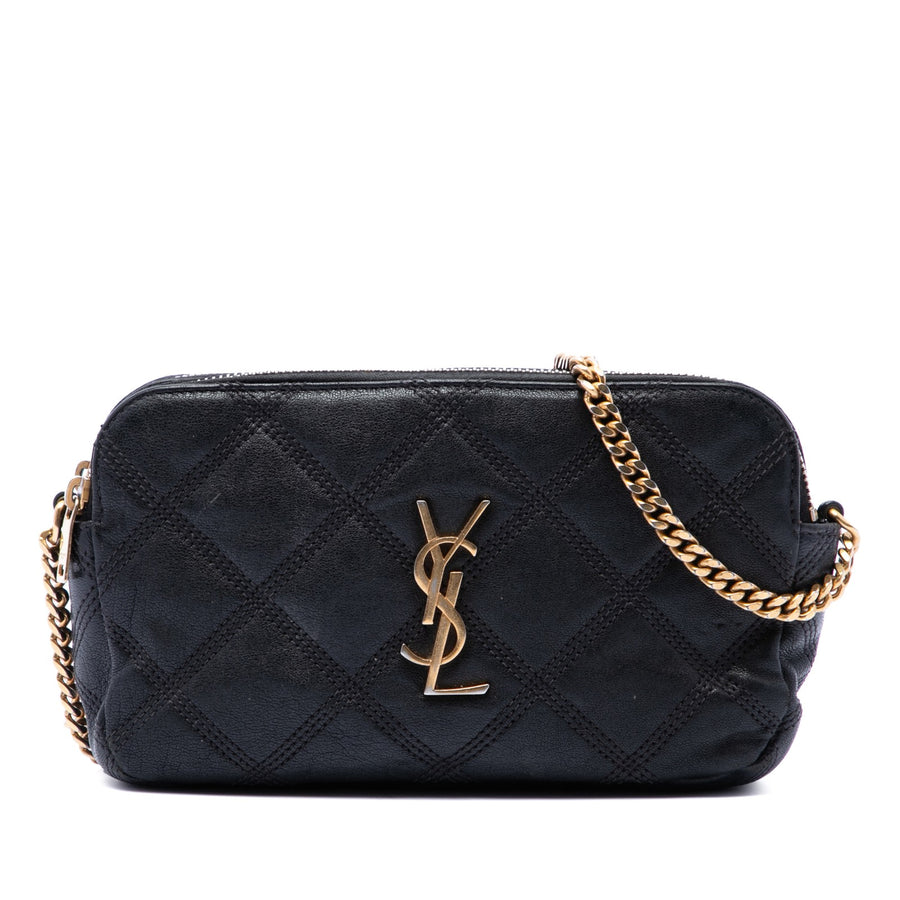 Saint Laurent Mini Quilted Lambskin