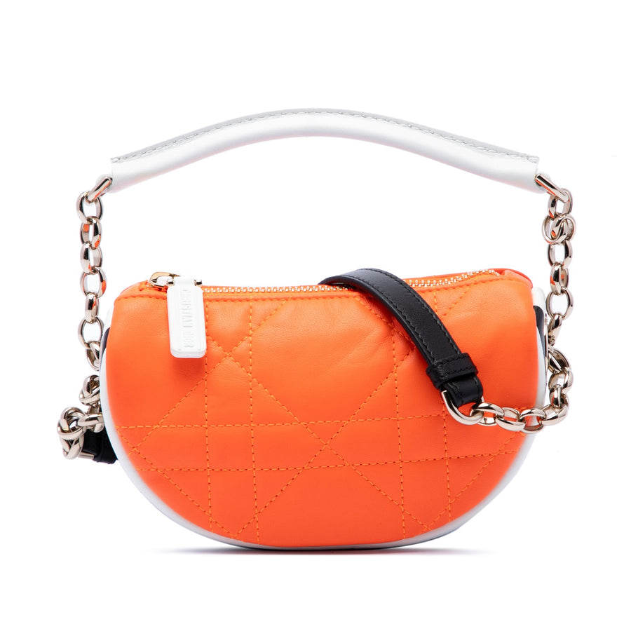 Dior Micro Lambskin Cannage Vibe Hobo