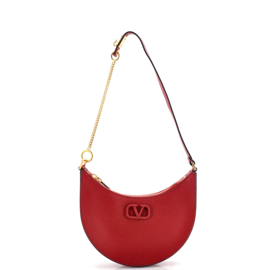 Valentino Garavani Vlogo Hobo Leather