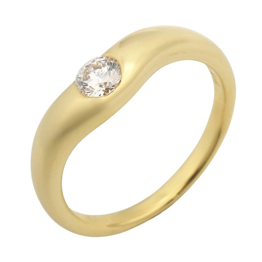 Tiffany&Co Diamond Ring 18Kyg Yellow