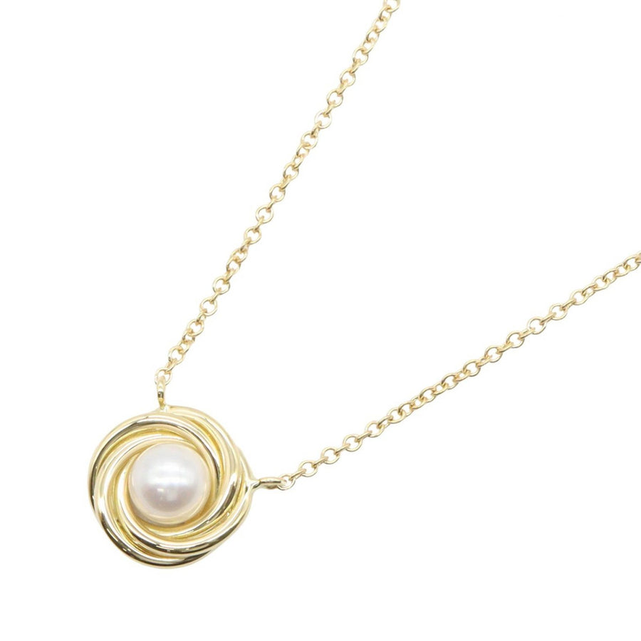 Tiffany&Co Twisted Circle Pearl Necklace