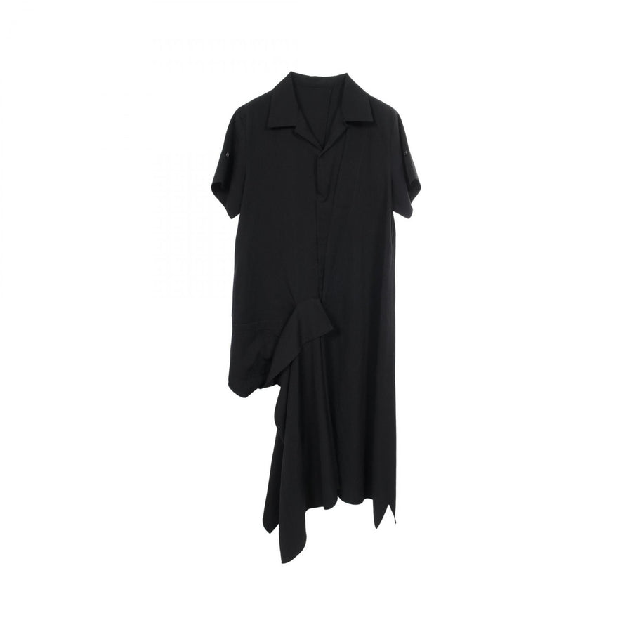 Yohji Yamamoto Gabardine R Draped Shirt