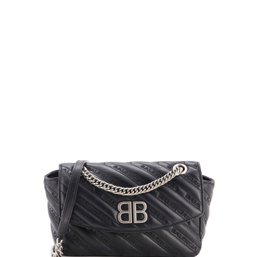 Balenciaga Bb Chain Round Shoulder Bag