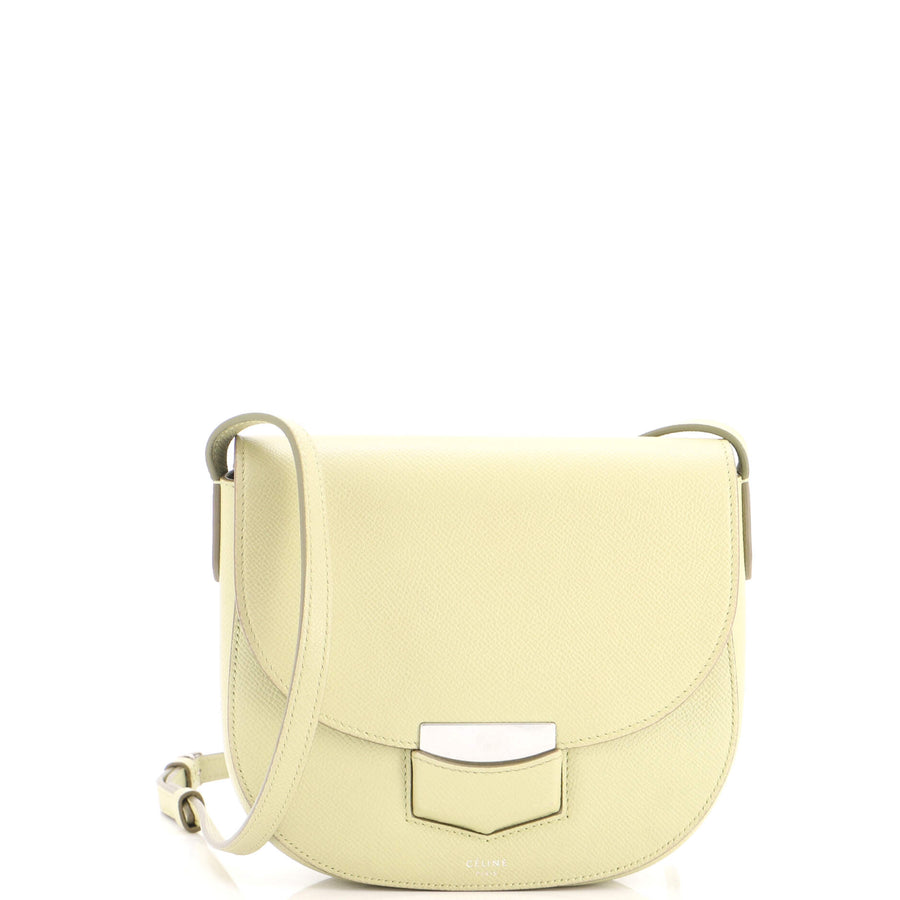 Celine Trotteur Crossbody Bag Grainy