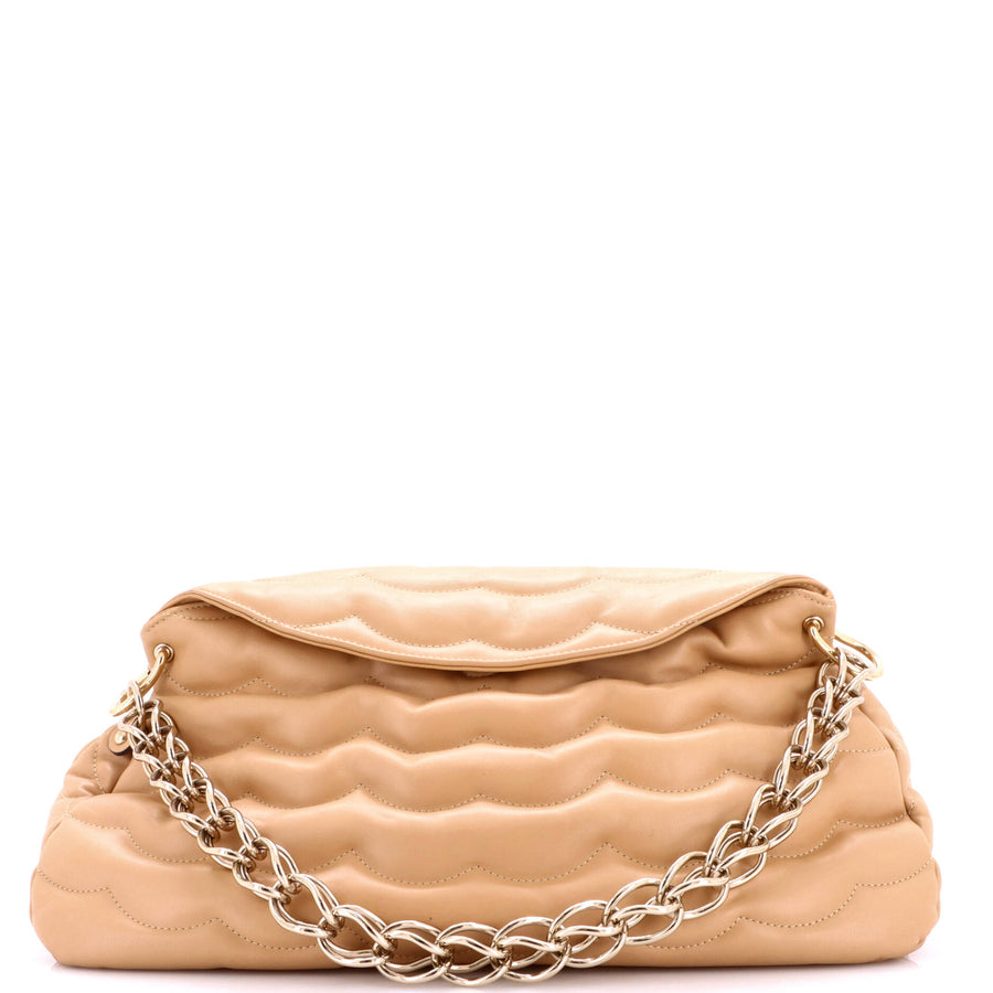 Chloe Juana Chain Bag Quilted Leather
