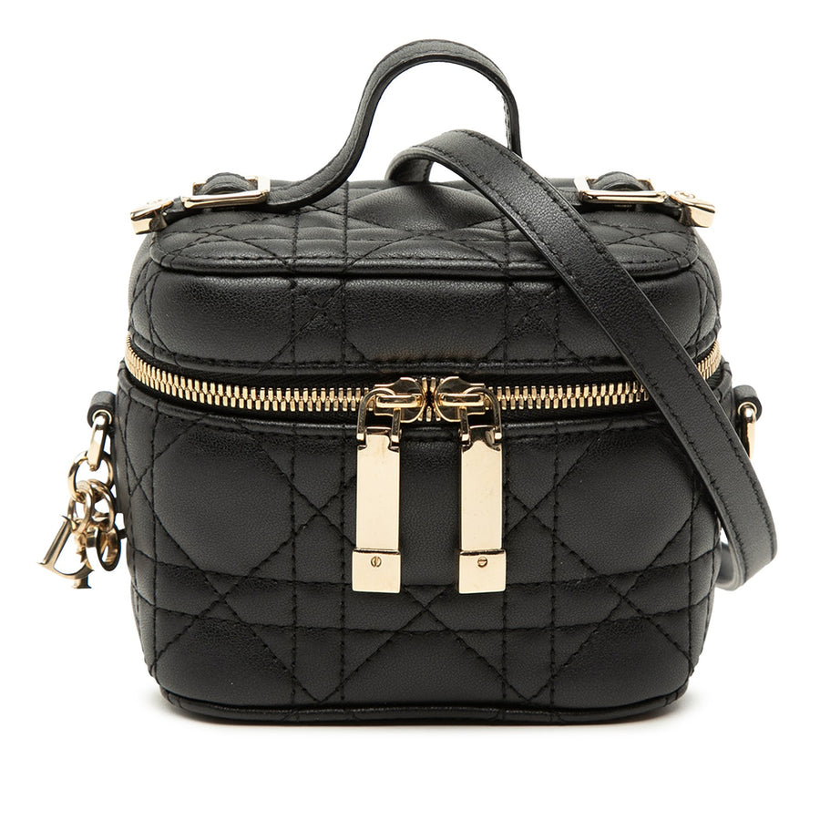 Dior Micro Lambskin Cannage Lady Vanity