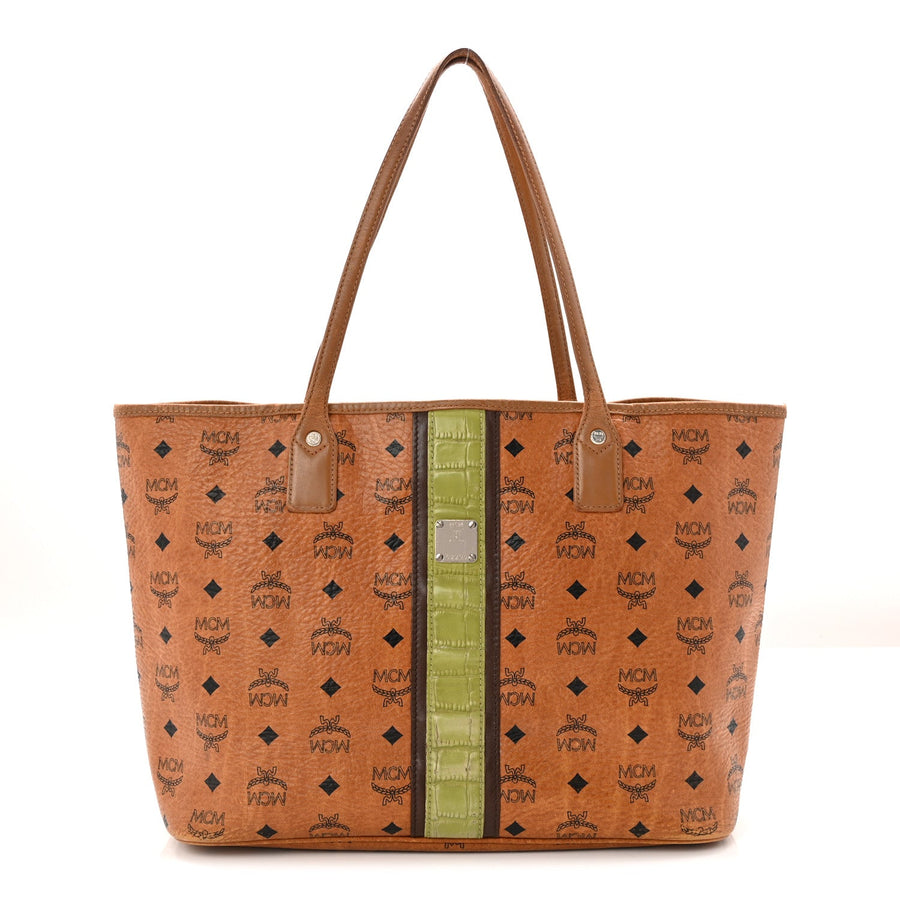 Mcm Visetos Crocodile Embossed Medium
