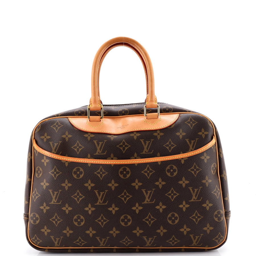 Louis Vuitton Deauville Handbag Canvas