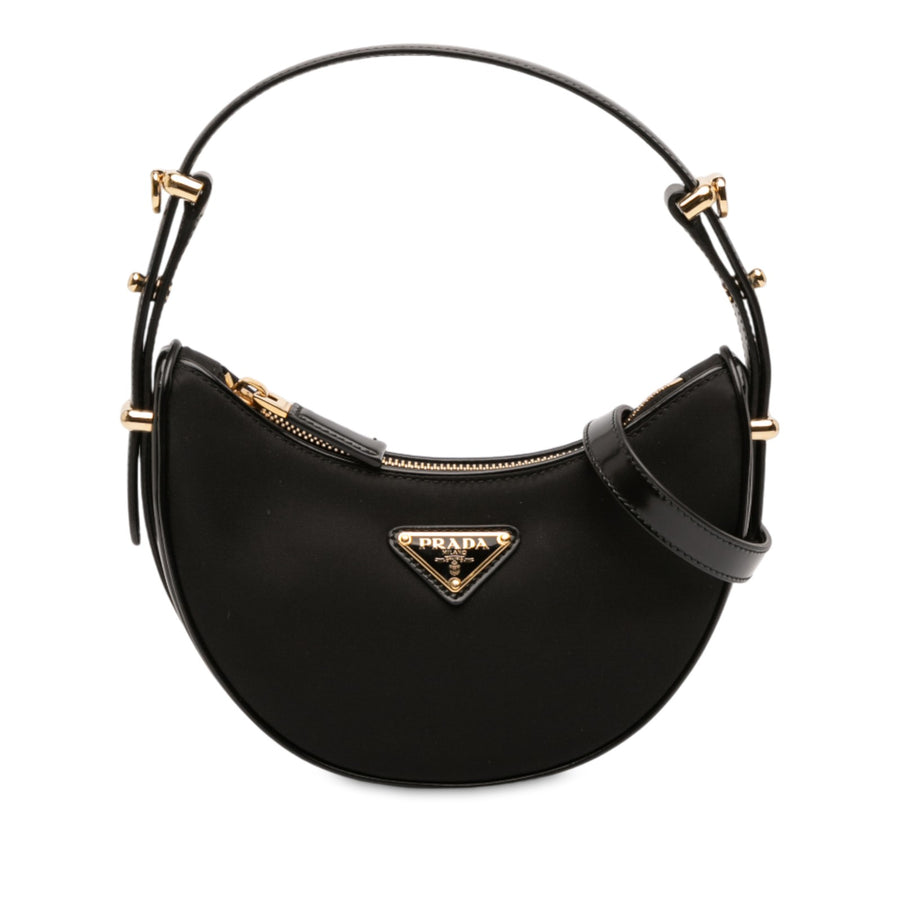 Prada Small Re Nylon And Leather Arque
