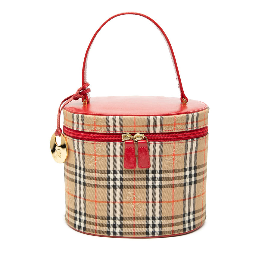 Burberry Haymarket Check Canvas Vanity