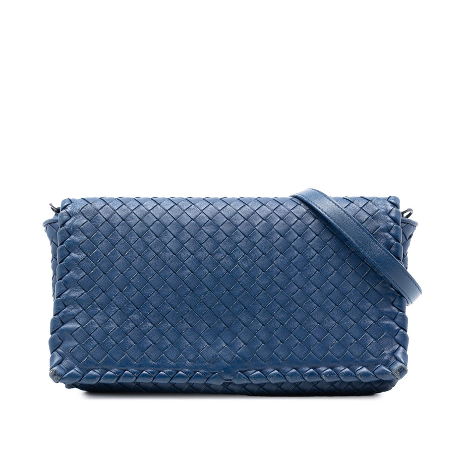 Bottega Veneta Nappa Intrecciato Flap