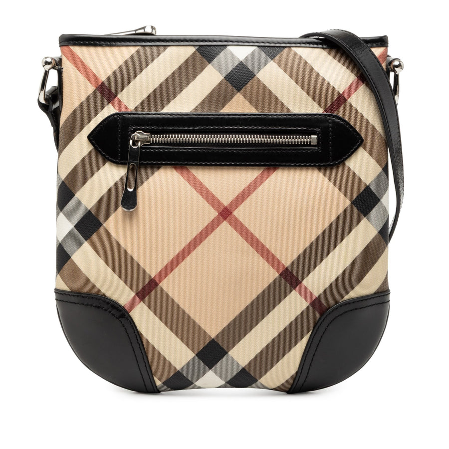Burberry Supernova Check Coated Canvas