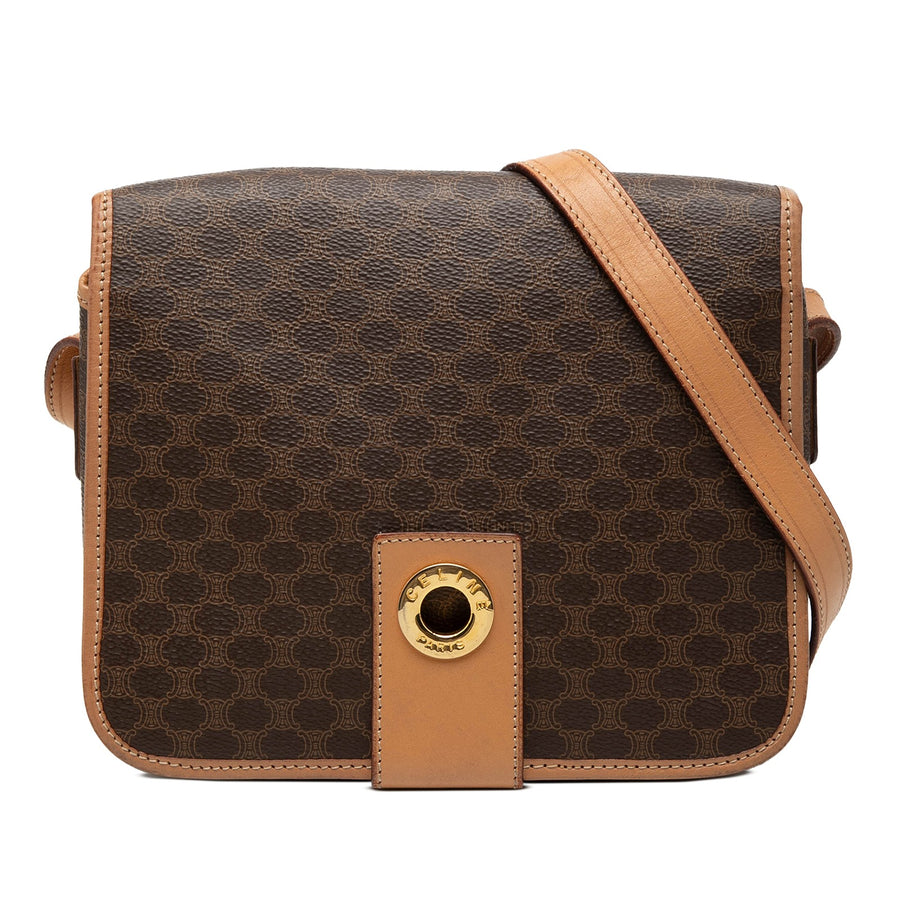 Celine Macadam Coated Canvas Crossbody