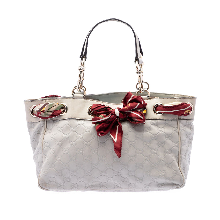 Positano Tote Guccissima Leather Large