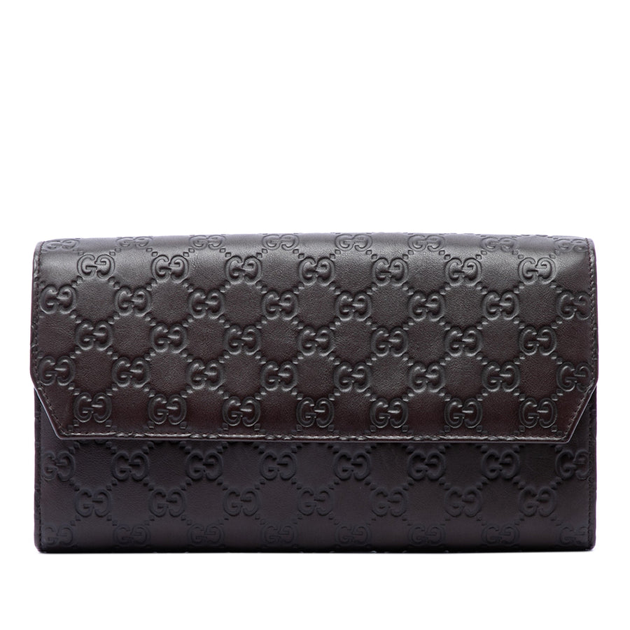 Icon Wallet On Chain Guccissima Leather