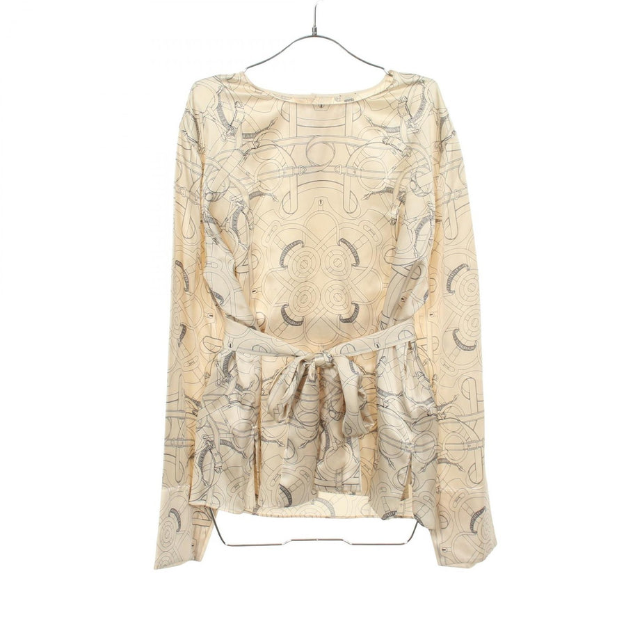 Hermes Eperon D'Or Blouse Shirt Top Long
