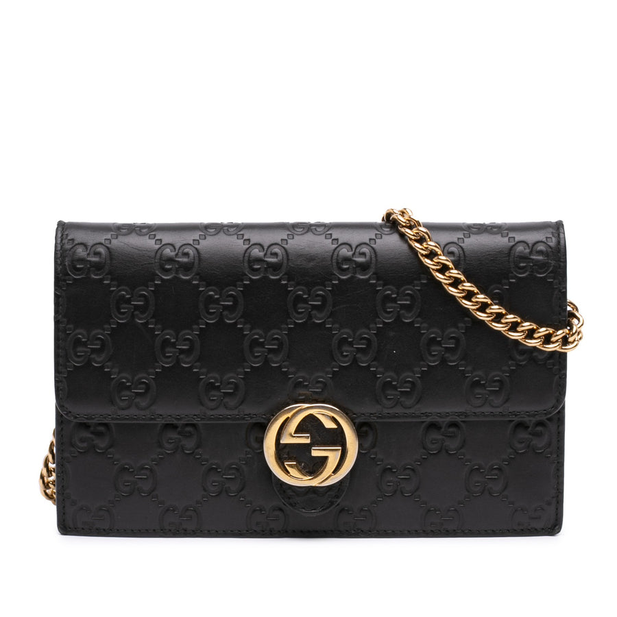 Gucci Ssima Interlocking G Wallet On