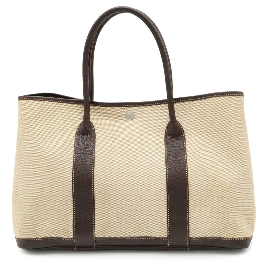 Hermes Garden Party Tote Toile And