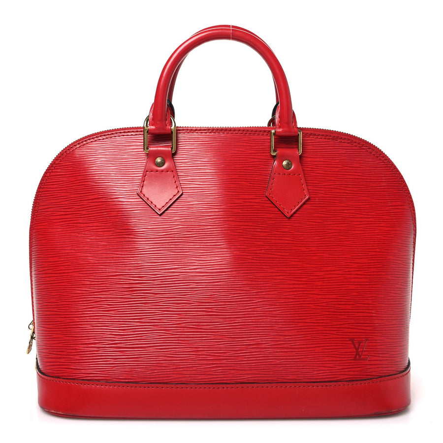 Louis Vuitton Epi Alma Pm Castillan Red