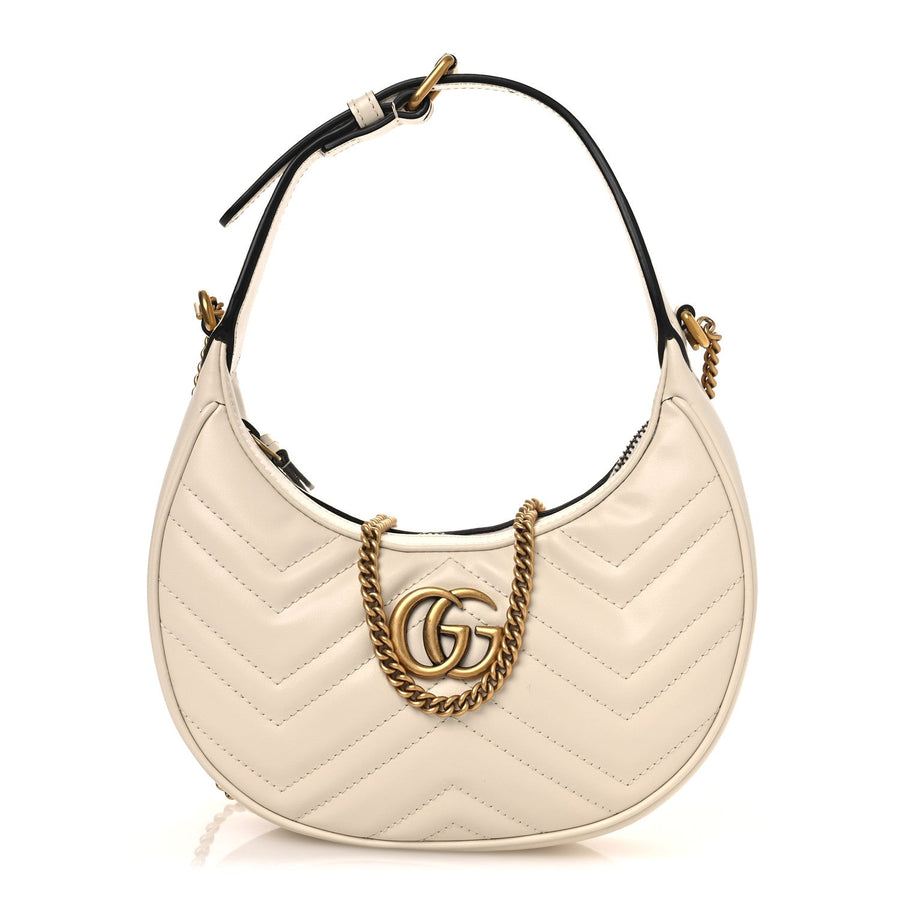 Gucci Calfskin Matelasse Chevron Mini Gg