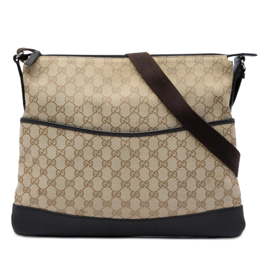 Gucci Gg Canvas Crossbody Pre-Loved Bag