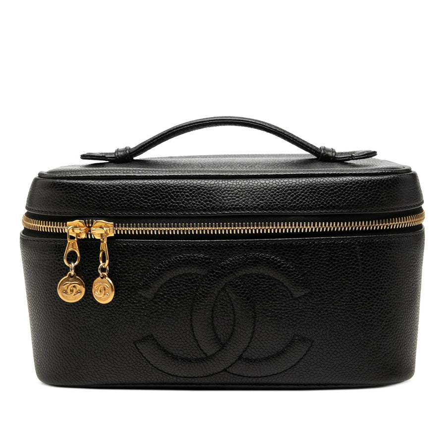 Chanel Cc Caviar Vanity Bag Pre-Loved