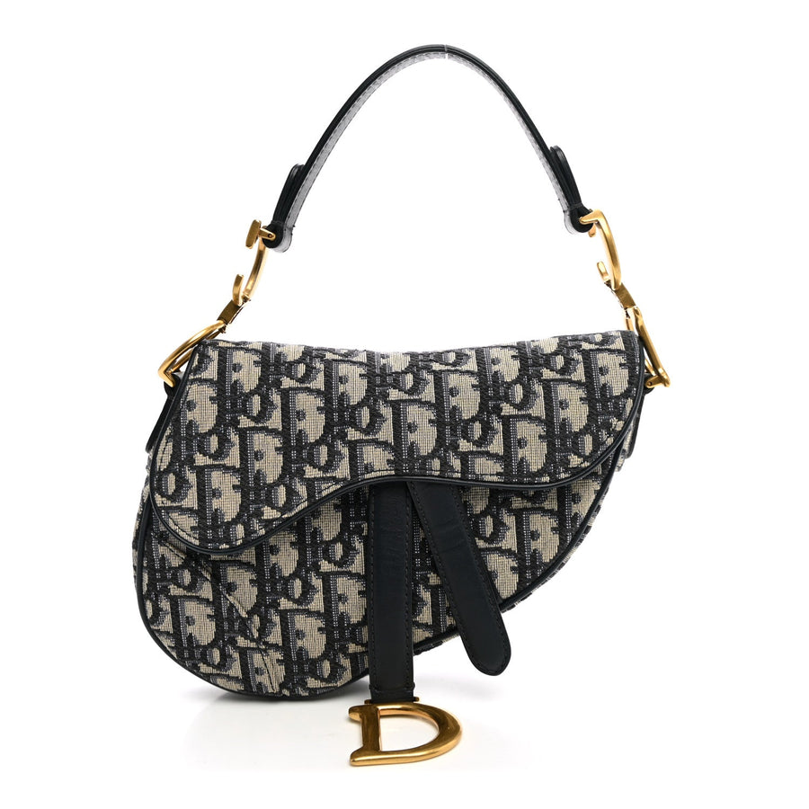 Christian Dior Oblique Mini Saddle Bag