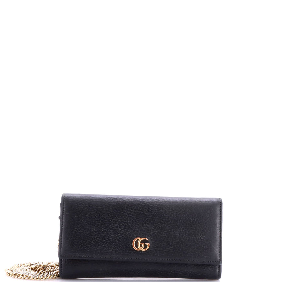 Gucci Petite Gg Marmont Chain Wallet