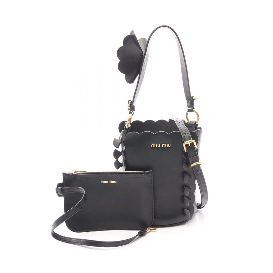 Miu Bucket Bag Flower Shoulder