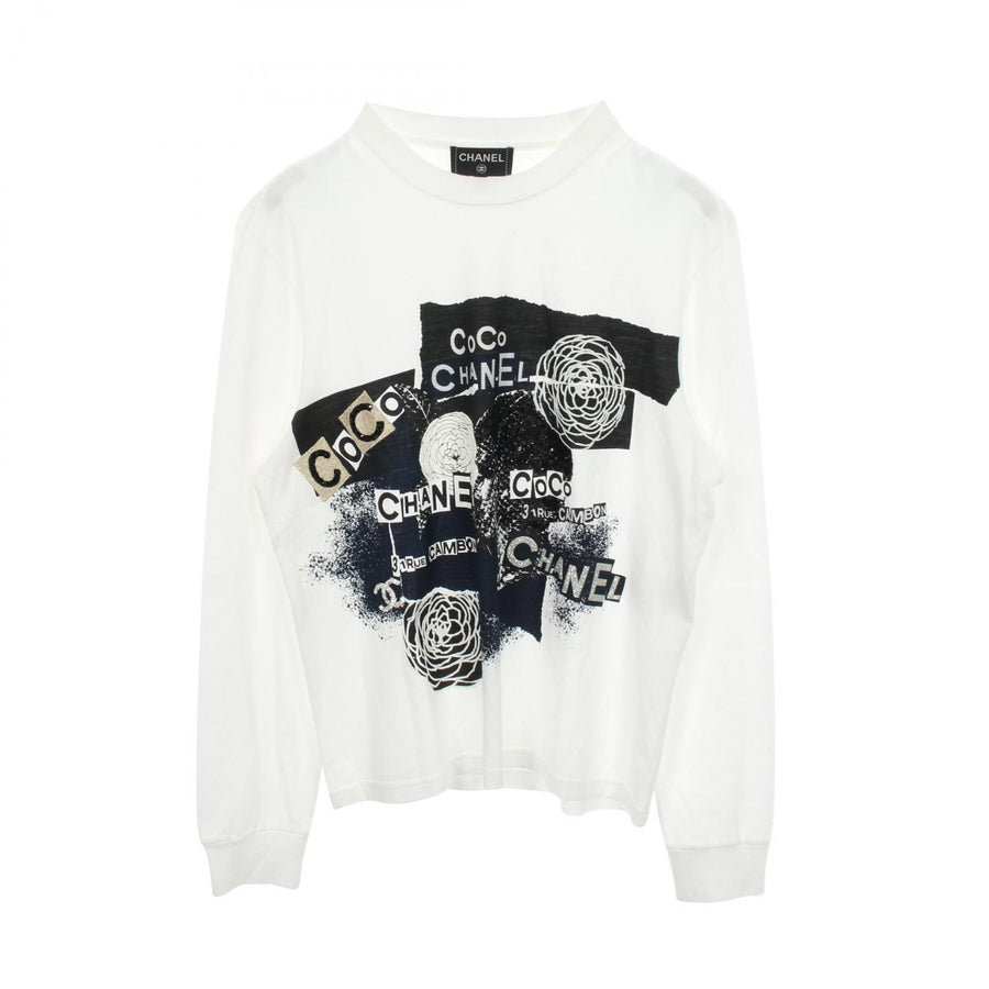 Chanel Coco Mark Camellia Sequins Shirt