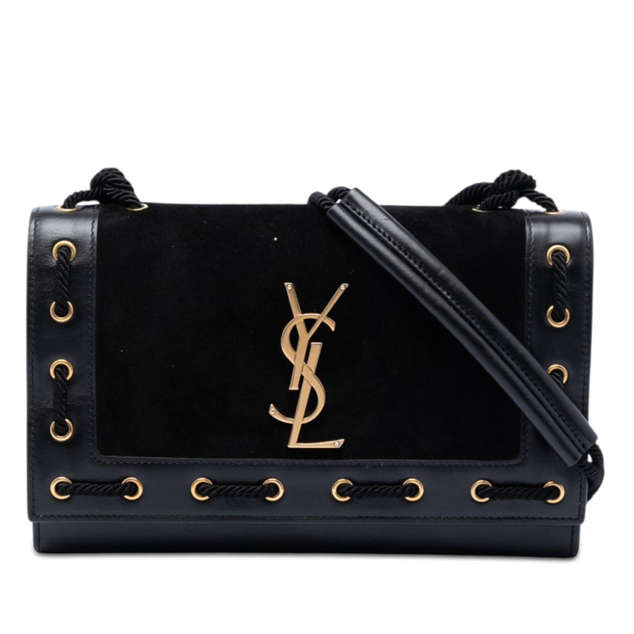 Saint Laurent Medium Suede Rope Stitch