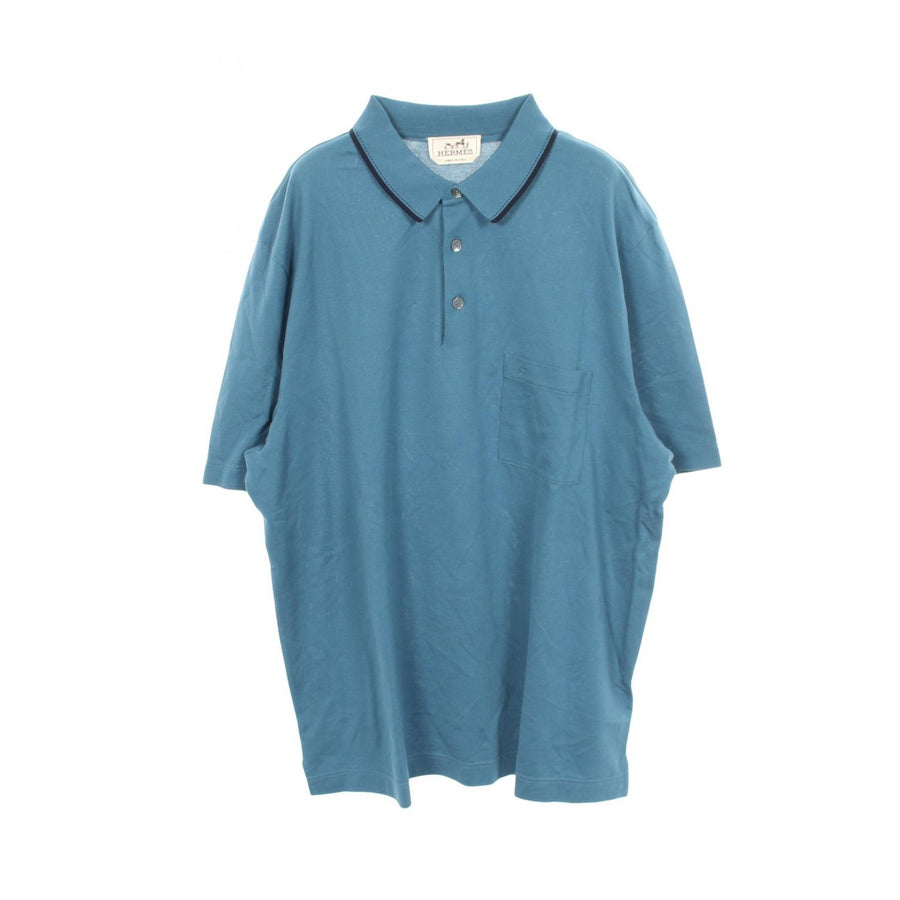 Hermes H Embroidery Pocket Polo Shirt