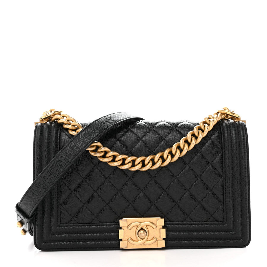 Chanel Caviar Quilted Medium Boy Flap