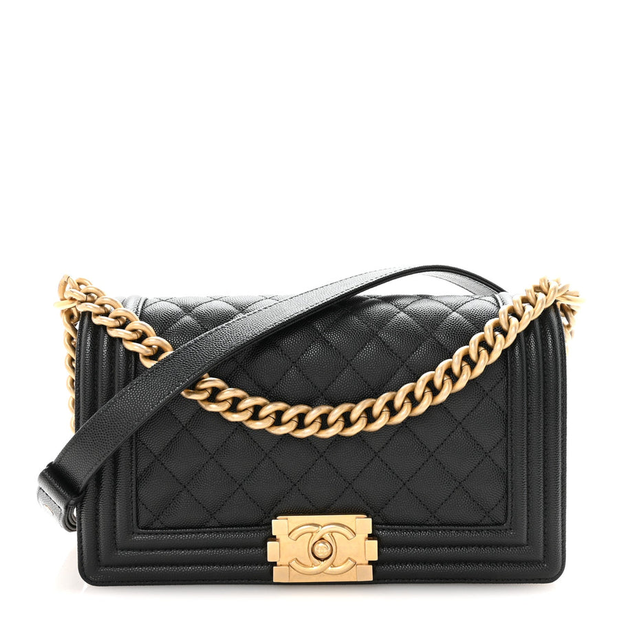 Chanel Caviar Quilted Medium Boy Flap