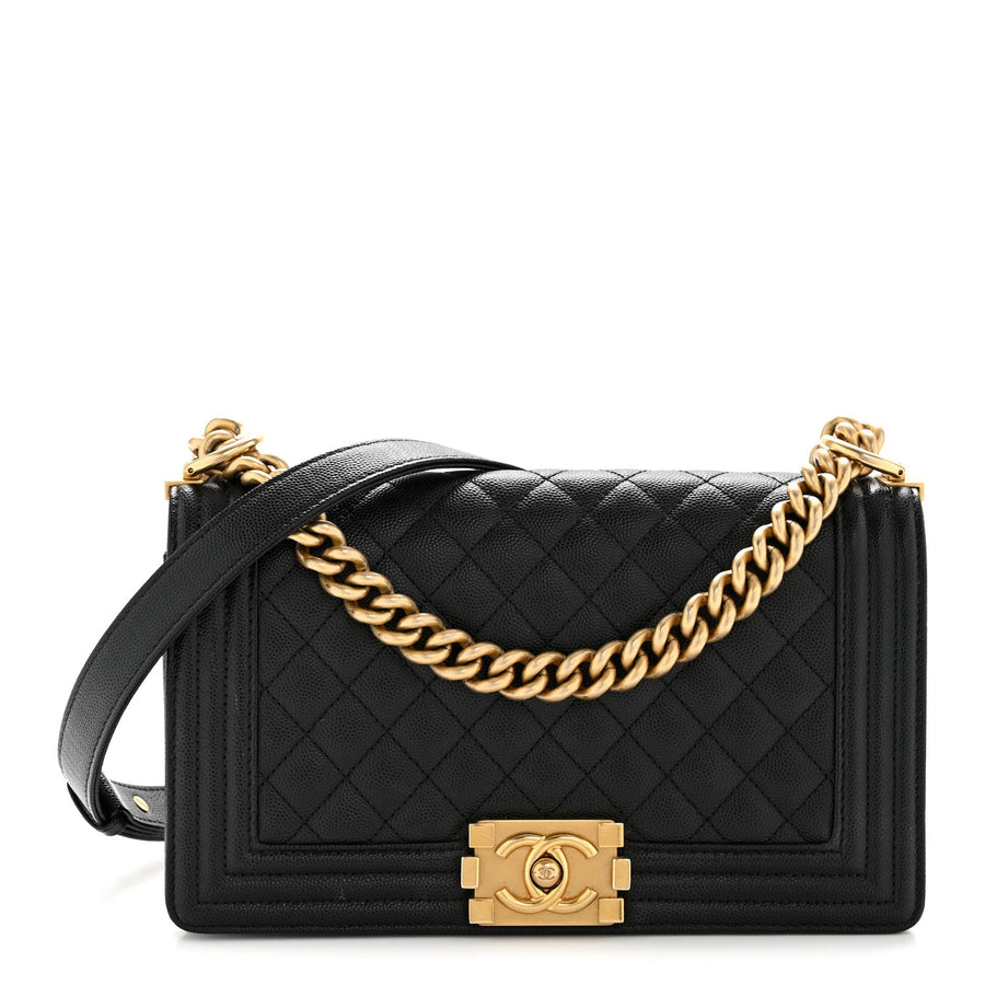 Chanel Caviar Quilted Medium Boy Flap