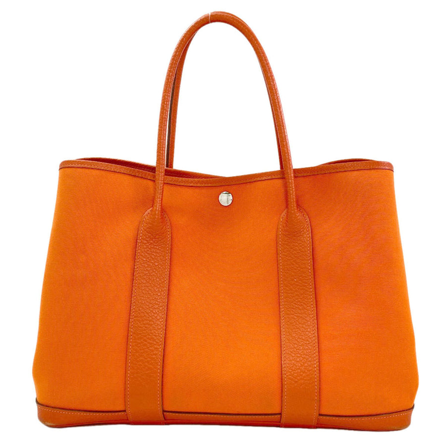 Hermes Garden Party Tote Toile And