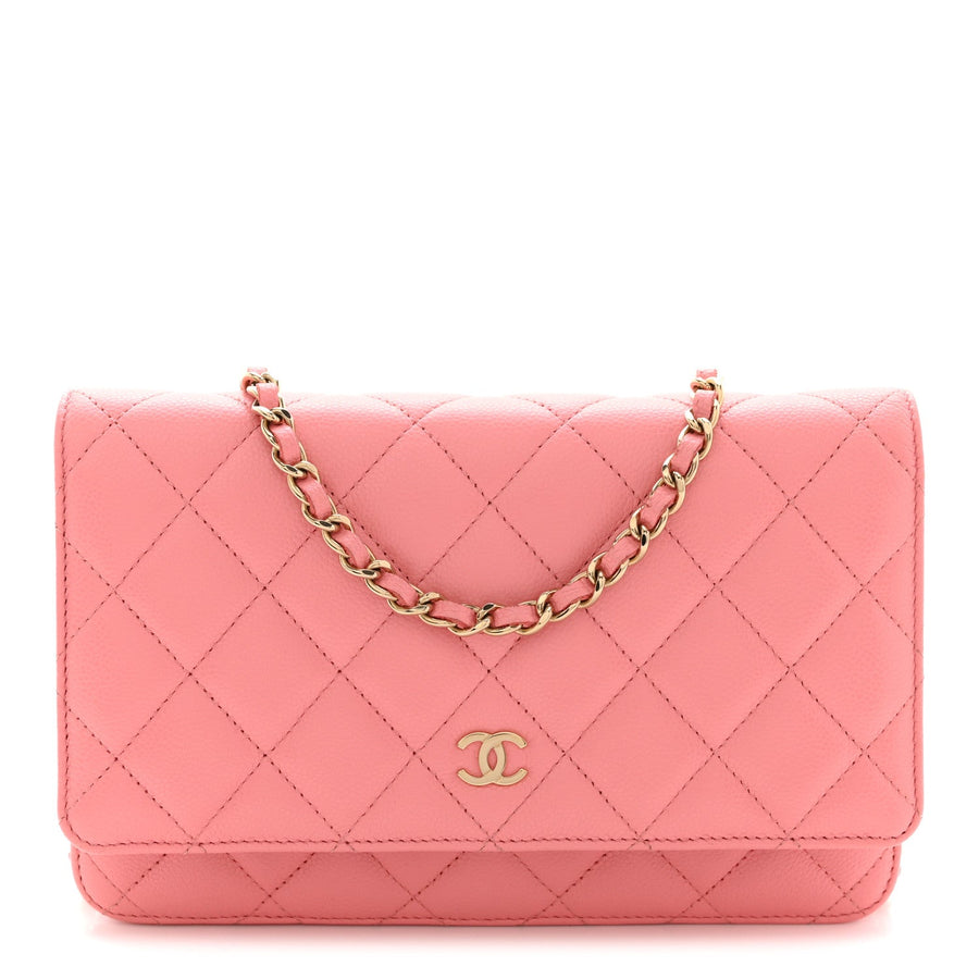 Chanel Caviar Quilted Wallet On Chain