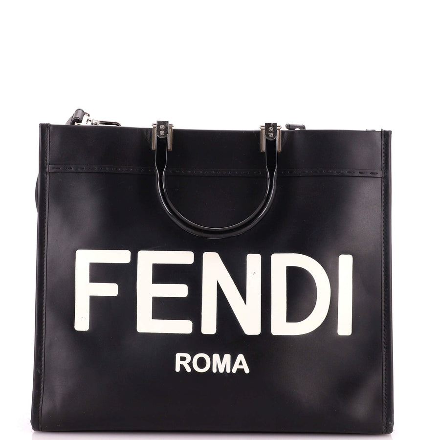 Fendi Sunshine Shopper Tote Leather