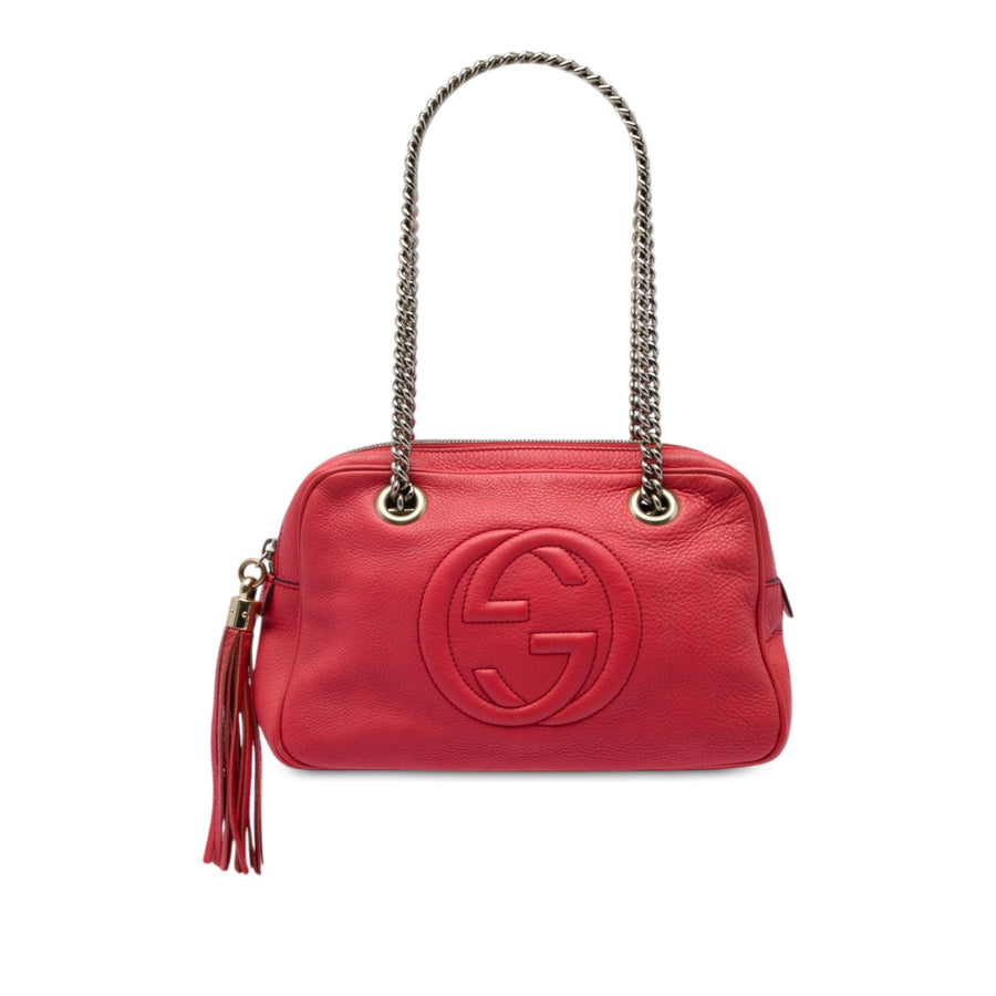 Gucci Calfskin Soho Chain Zip Shoulder