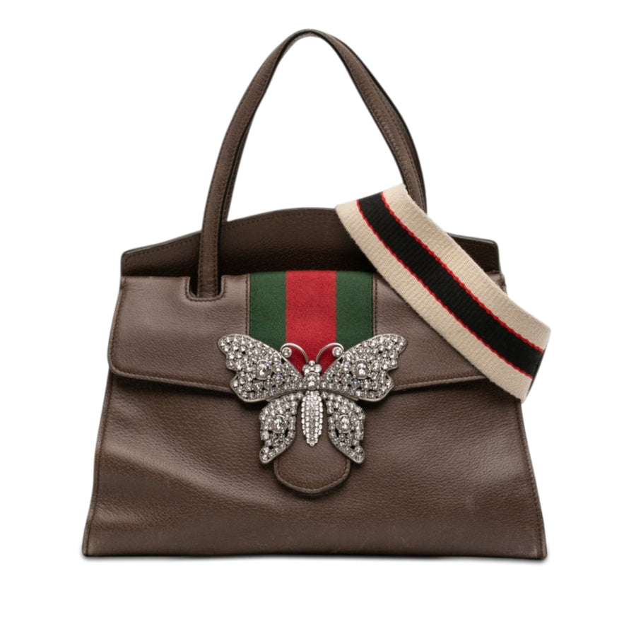 Gucci Totem Top Handle Bag Leather