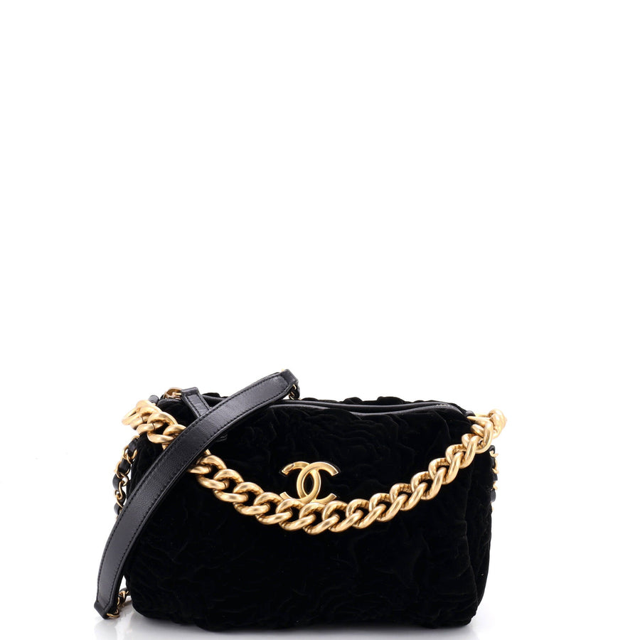 Chanel Cc 2-Way Zip Bowler Camellia