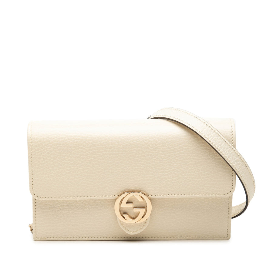 Gucci Dollar Calfskin Interlocking G