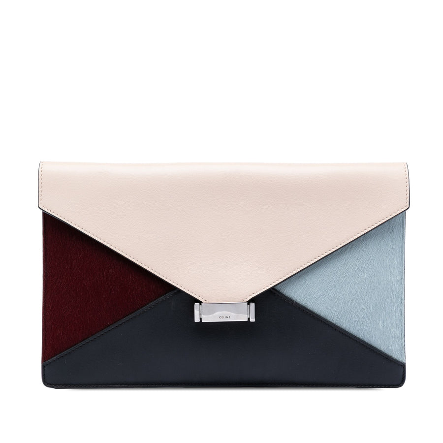 Celine Calfskin And Pony Hair Diamond