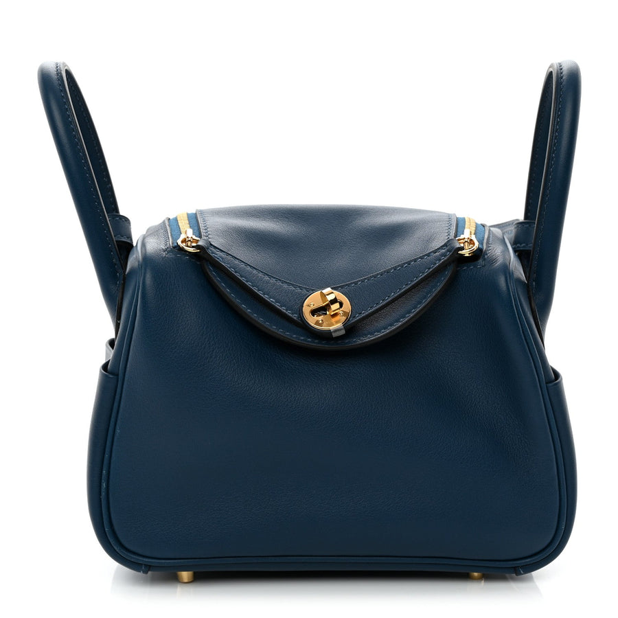 Hermes Swift Mini Lindy 20 Deep Bleu